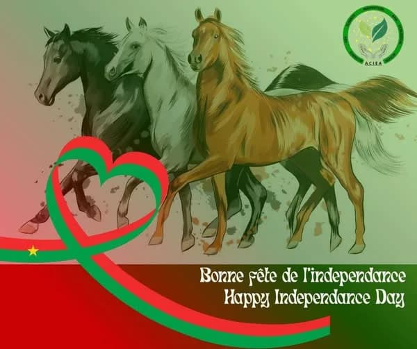 Visuel de l’ACIEA pour la fête de l’indépendance du Burkina Faso